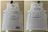 Lakers 23 Lebron James White Nike Swingman MVP Jersey,baseball caps,new era cap wholesale,wholesale hats